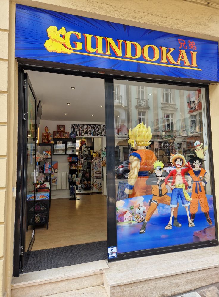 Façade de la boutique Pokémon GUNDOKAI à Metz